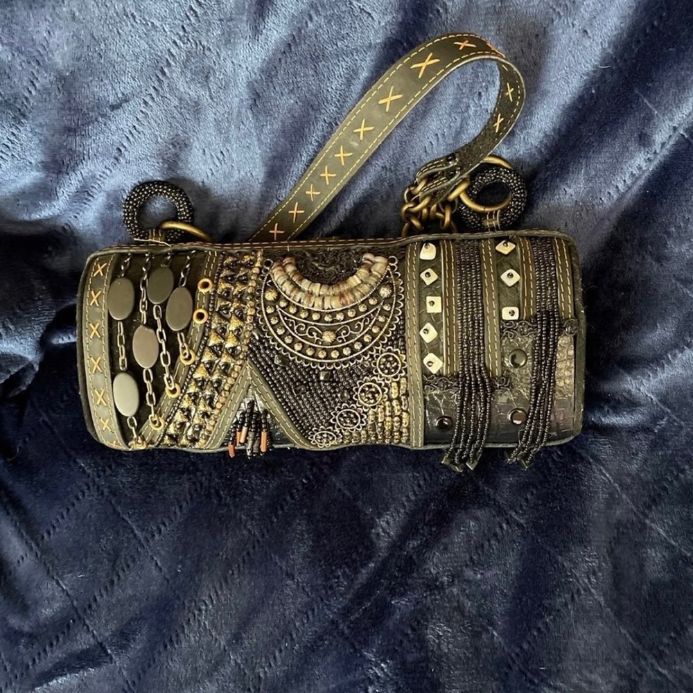 SOLD! Mary Frances Beaded Opera Shoulder Bag - Picture 2 of 6